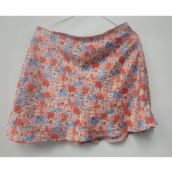 No Boundaries Floral Mini Skirt Size M (7-9) - Picture 1 of 3